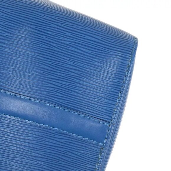 Louis Vuitton Blue Epi Speedy 30 Handbag - Picture 8 of 10